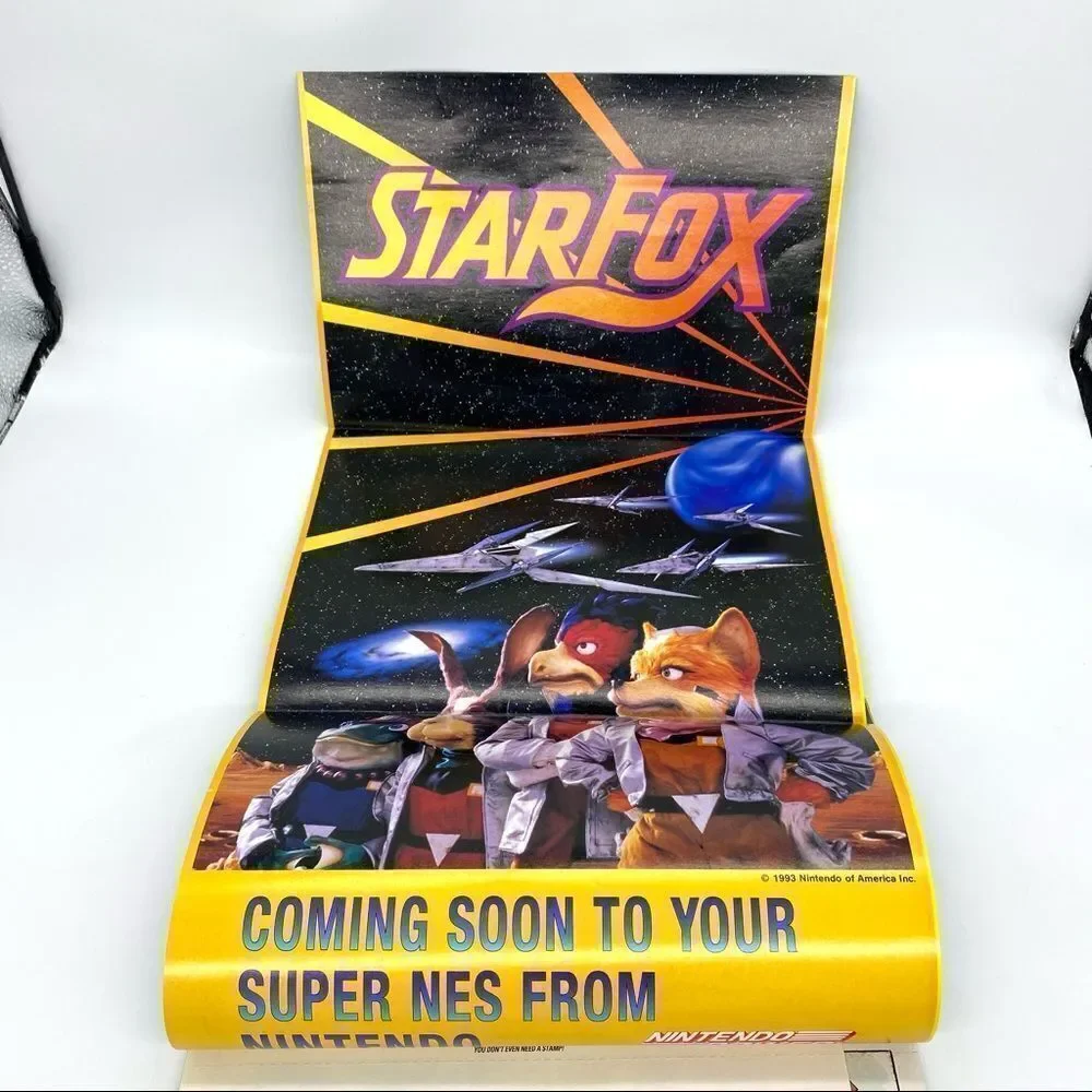 Nintendo Power Magazine #45 Pugsley's Scavenger Hunt W/ Starfox Poster Feb 1993